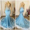 Blue/Ivory Gown